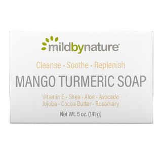 Mild By Nature, кусковое мыло с манго и куркумой, 141 г (5 унций)