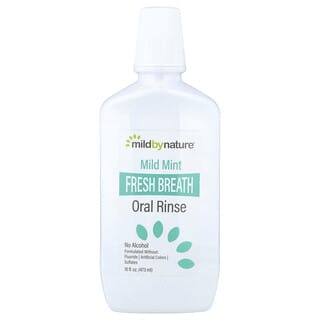 مايلد باي ناتشور, غسول الفم لنفس منعش، لا يحتوي على كحول، نعناع خفيف، 16 أونصة سائلة (473 مل)