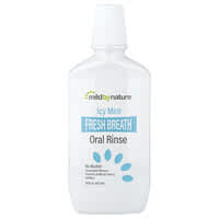 Mild By Nature, 프레시 브레스 구강 세정제, 알코올 무함유, 아이시 민트, 473ml(16fl oz)