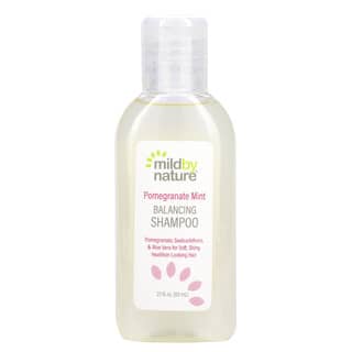 Mild By Nature, Shampooing équilibrant à la grenade et à la menthe, Format voyage, 63 ml