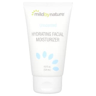 Mild By Nature, Hydrating Facial Moisturizer, Unscented, 4.5 fl oz (134 mL)