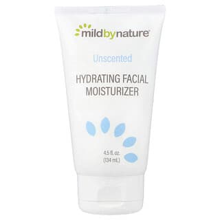 Mild By Nature, Hydrating Facial Moisturizer, Unscented, 4.5 fl oz (134 mL)
