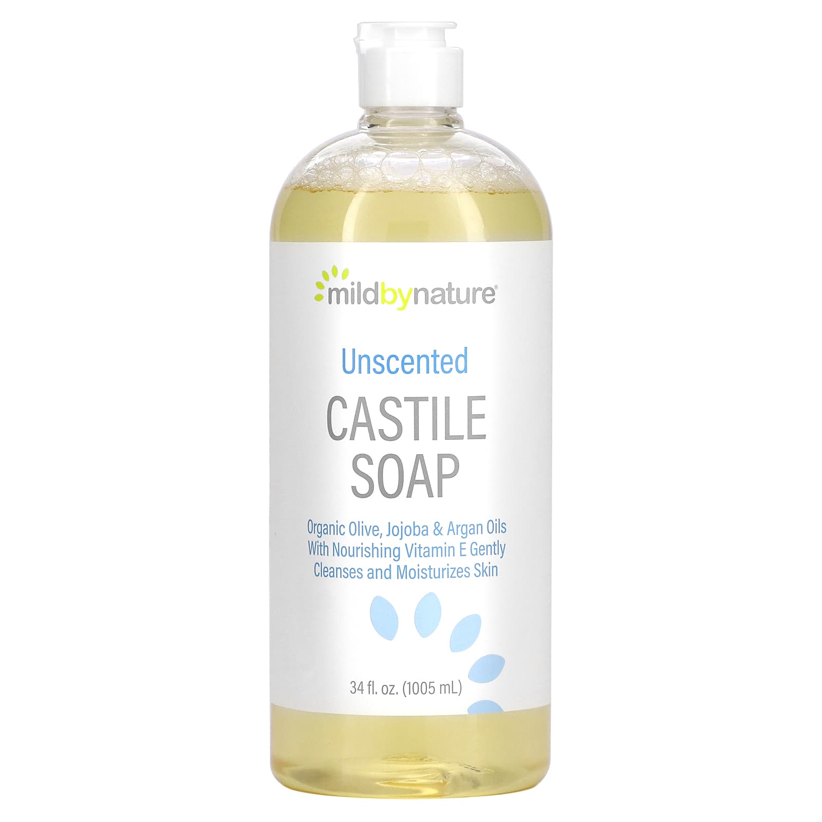 Mild By Nature Unscented Castile Soap 34 Fl Oz 1005 Ml