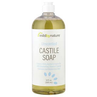 Mild By Nature, Castile Soap, Unscented, 34 fl oz (1,005 ml)