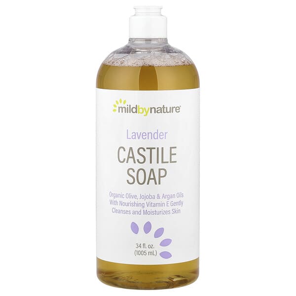 Mild By Nature, Castile Soap, Lavender, 34 fl oz (1,005 ml)