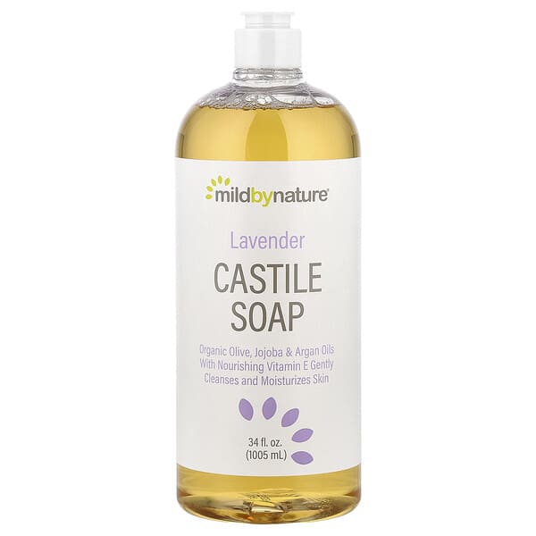 Mild By Nature, Castile Soap, Lavender, 34 fl oz (1,005 ml)