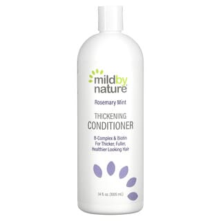 Mild By Nature, Thickening Conditioner, B-Complex & Biotin, Rosemary Mint, 34 fl oz (1,005 ml)