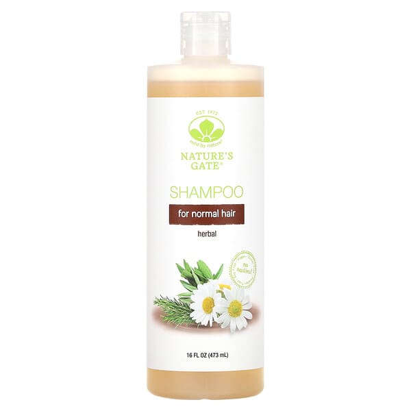 Mild By Nature, Herbal Shampoo for Normal Hair, 16 fl oz (473 ml)