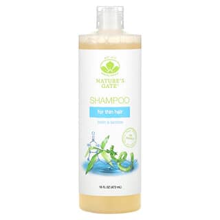 Mild By Nature, Shampoo con biotina e bambù per capelli fini, 473 ml