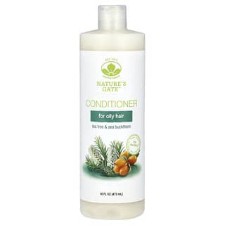 Mild By Nature, Après-shampooing au tea tree et à l'argousier pour cheveux gras, 473 ml