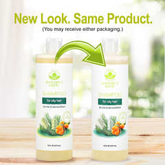 Mild By Nature, Tea Tree & Sea Buckthorn Shampoo for Oily Hair, 16 fl oz (473 ml)