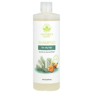 Mild By Nature, Tea Tree & Sea Buckthorn Shampoo for Oily Hair, Shampoo mit Teebaum und Sanddorn für fettiges Haar, 473 ml (16 fl. oz.)