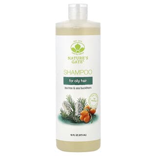 Mild By Nature, (Nature's Gate), Tea Tree & Sea Buckthorn Shampoo for Oily Hair, 16 fl oz (473 ml)