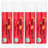 Mild By Nature, Sierra Bees™, 유기농 립밤, 석류, 4팩, 개당 4.25g(0.15oz)