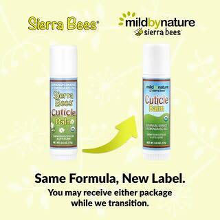 Mild By Nature, Sierra Bees™, бальзам-стик для ухода за кутикулой, герань, апельсин и лемонграсс, 17 г (0,6 унции)