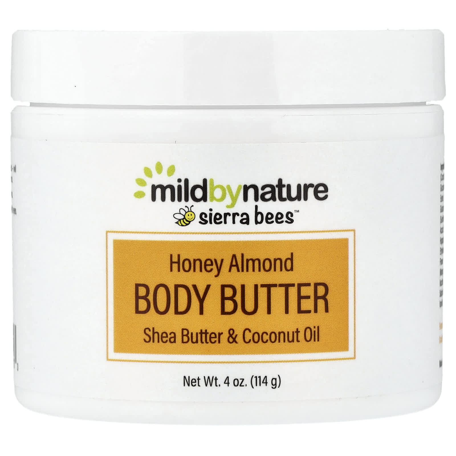 Mild By Nature, Sierra Bees™, масло для тела с медом и миндалем, 114 г (4 унции)