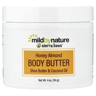 Mild By Nature, Sierra Bees™，蜂蜜巴旦木身体乳，4 盎司（114 克）