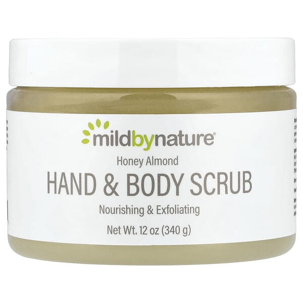 Mild By Nature, Hand & Body Scrub, Honey Almond, 12 oz (340 g)