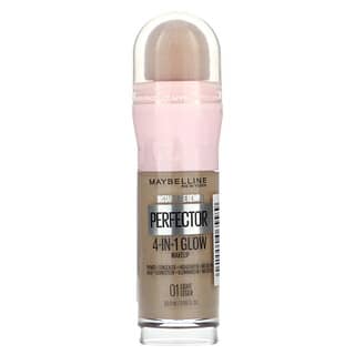 Maybelline, Instant Age Rewind, Perfector 4-in-1 Glow Makeup, 01 Light, 0.68 fl oz (20 ml)