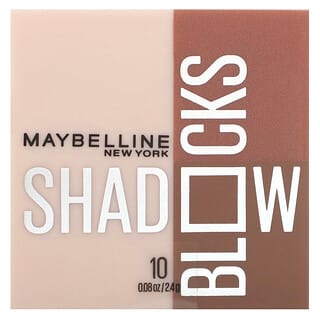 Maybelline, Shadow Blocks，10 82nd & Park Ave，0.08 盎司（2.4 克）