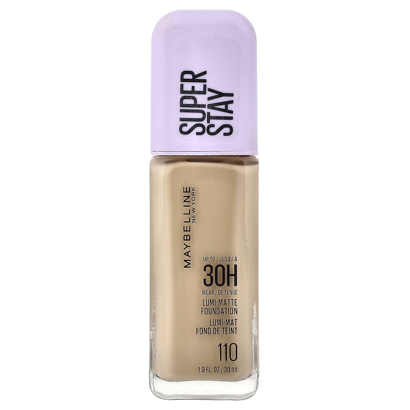 Super Stay, Lumi-Matte Foundation, 110, 1 fl oz (30 ml)