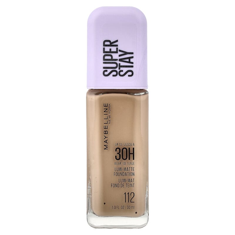 Super Stay, Lumi-Matte Foundation, 112, 1 fl oz (30 ml)