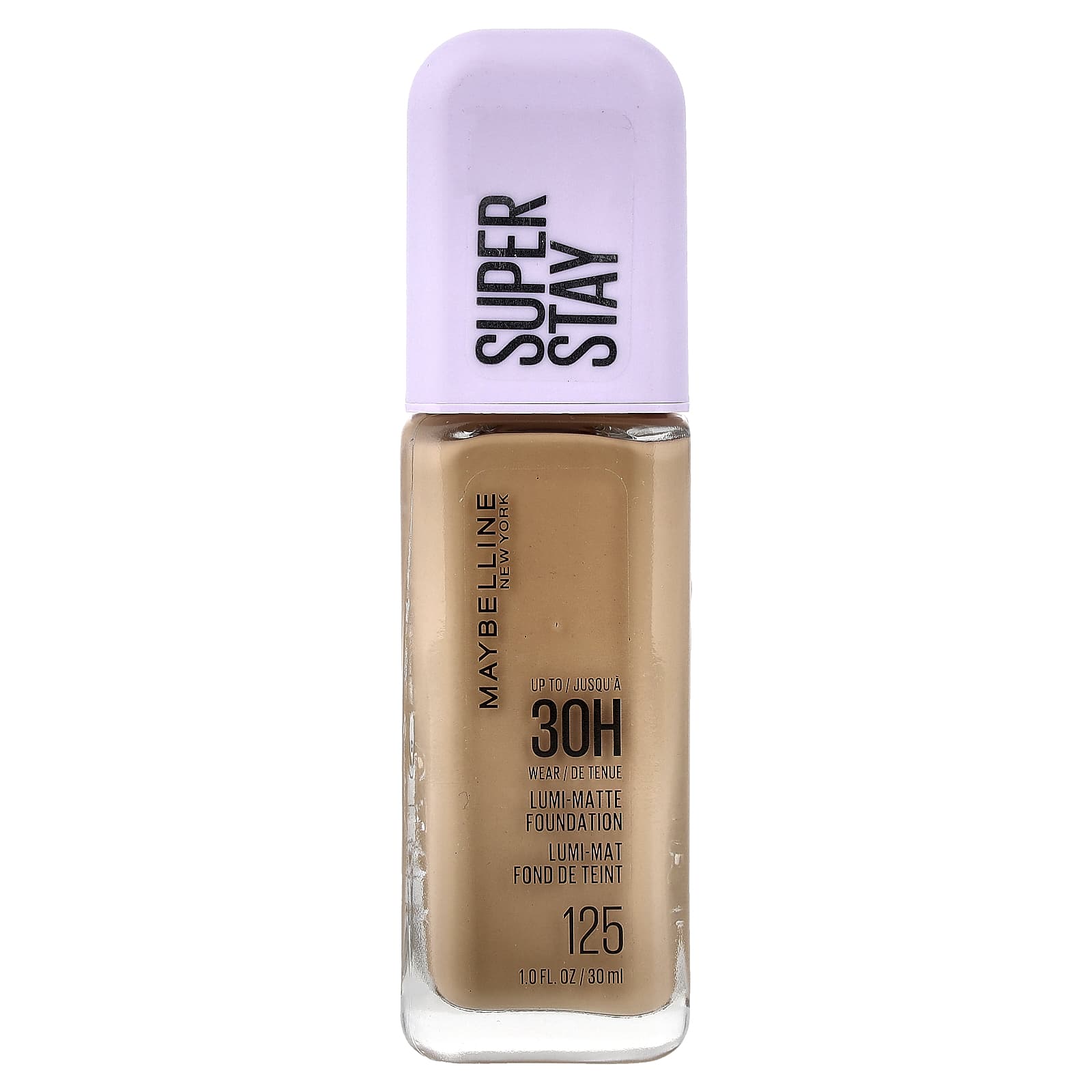 Maybelline, Super Stay, тональный крем сияющий, матовый, 125, 30 мл (1 жидк. унция)