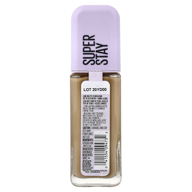 Super Stay, Lumi-Matte Foundation, 128, 1 fl oz (30 ml)