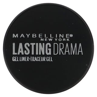 Maybelline, アイステュディオ、ラスティングドラマ、ジェルアイライナー、ブラッケストブラック、3g