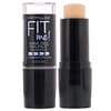 Fit Me, Shine-Free + Balance, Base de maquillaje en barra, 115 Ivory (marfil), 9 g (0,32 oz)