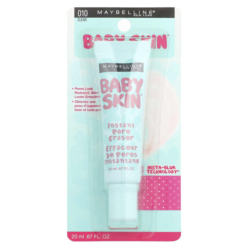 Baby Skin®, Instant Pore Eraser, 010 Clear, 0.67 fl oz (20 ml)