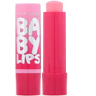 Maybelline, Baby Lips, бальзам-блеск для губ, оттенок «розовый» 01, 3,9 г