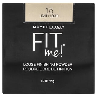 Maybelline, Fit Me®, Polvos sueltos para dar un acabado, 15 Claro, 20 g (0,7 oz)