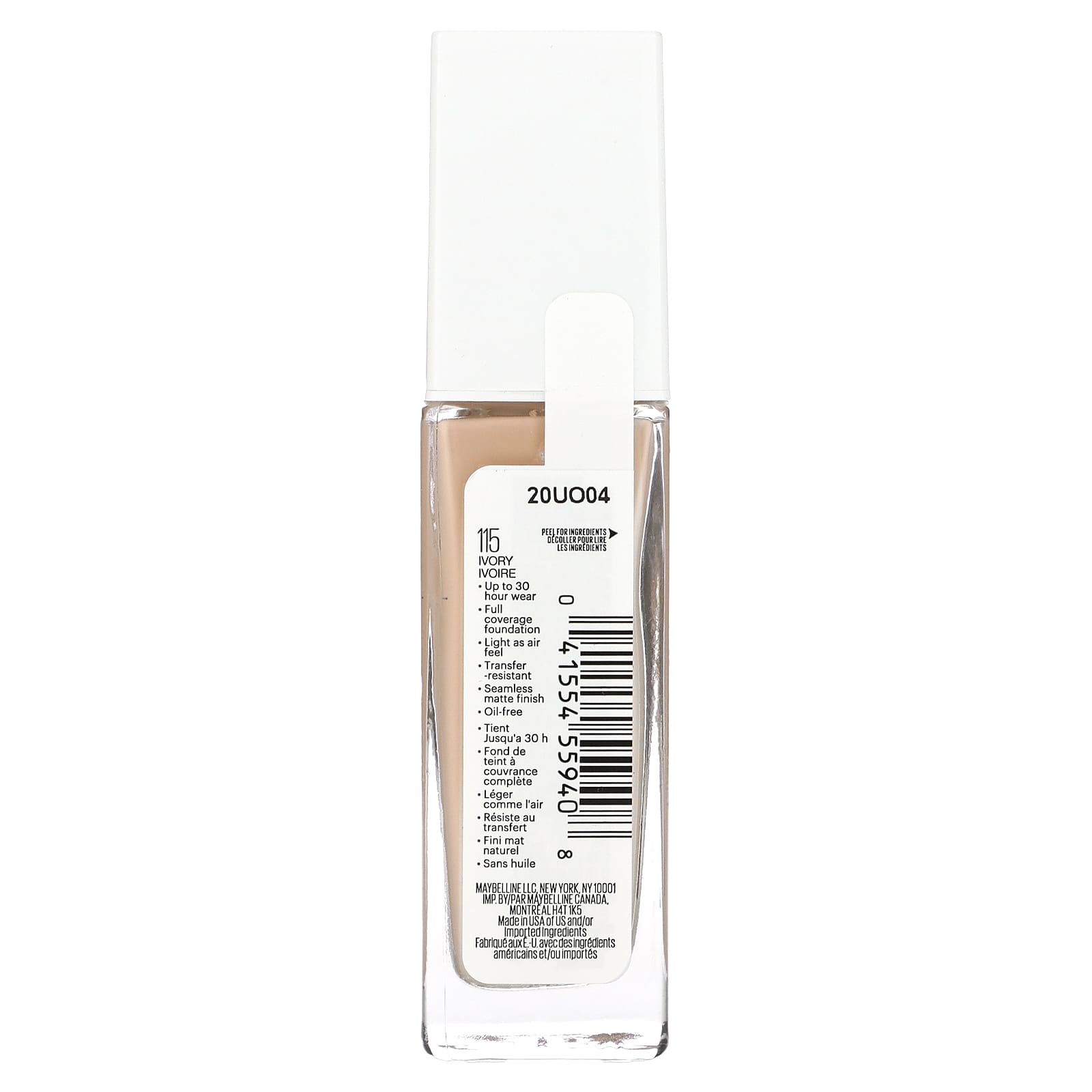 maybelline superstay foundation 115 ivory