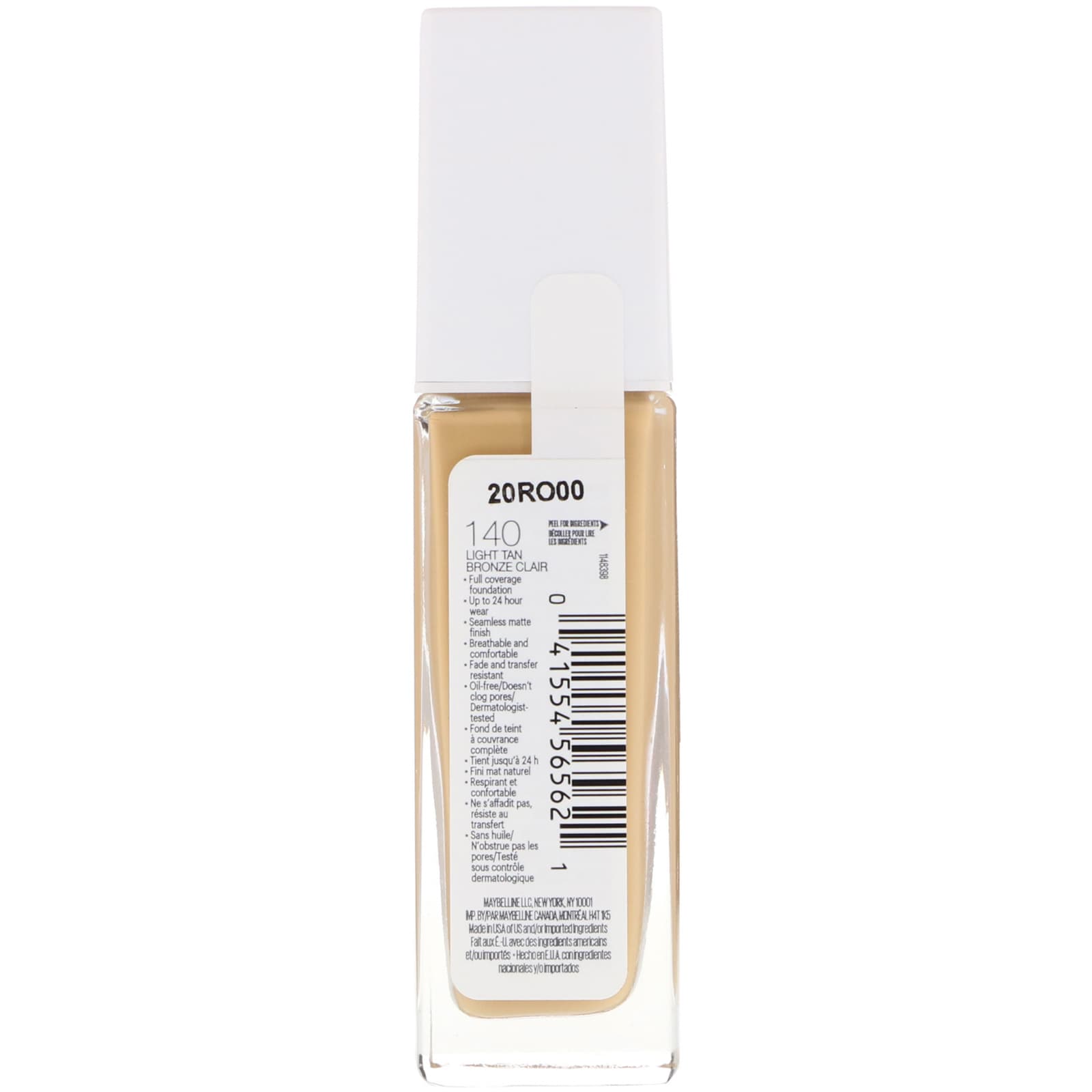 maybelline superstay foundation shade 140