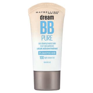 Maybelline, Dream BB Pure, Skin Clearing Beauty Balm, 100 Light Sheer Tint, 1 fl oz (30 ml)