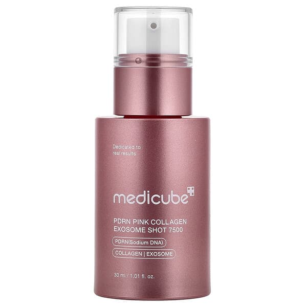 Medicube, PDRN 핑크 콜라겐엑소솜 샷 세럼 7500, 30ml(1.01fl oz)