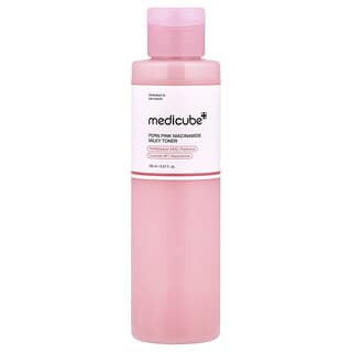 Medicube, Loțiune tonică lăptoasă cu niacinamidă roz PDRN, 150 ml