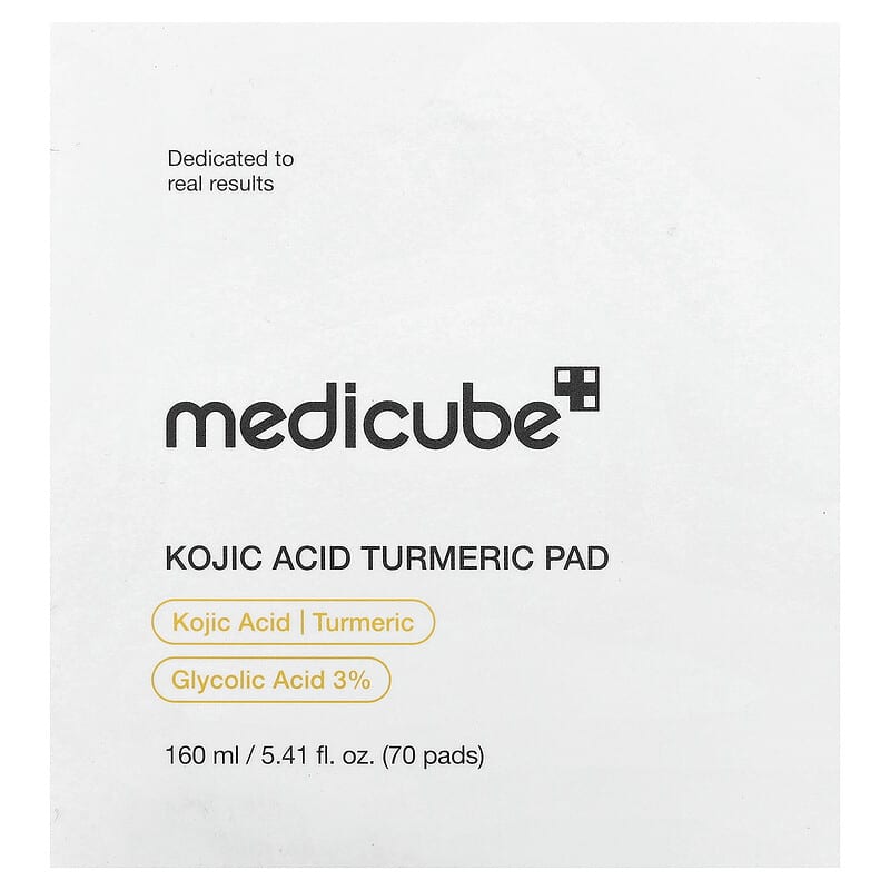 Kojic Acid Turmeric Pad, 70 Pads