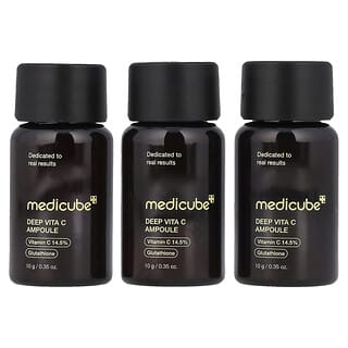 Medicube‏, أمبولة Vita C العميقة ، 3 زجاجات ، 0.35 أونصة (10 جم) لكل زجاجة