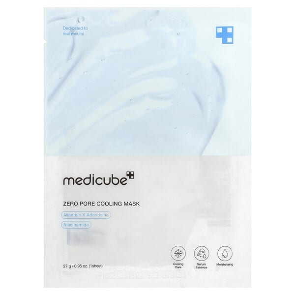 Medicube, 毛孔細致清爽美容面膜，1 片，0.95 盎司（27 克）