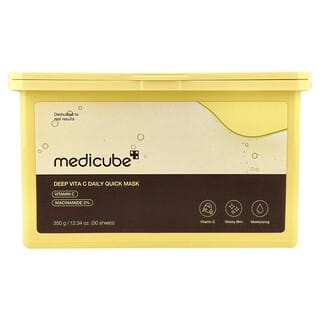 Medicube, Deep Vita C Daily Quick Beauty Mask , 30 Sheets, 12.34 oz (350 g)