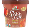 Stay Full, Organic Hot Oatmeal, Maple, 2.5 oz (70 g)