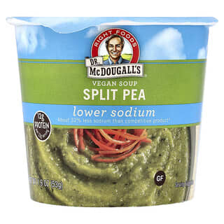 دكتور. ماكدوغلاس‏, Vegan Soup Cup, Lower Sodium, Split Pea, 1.9 oz (53 g)