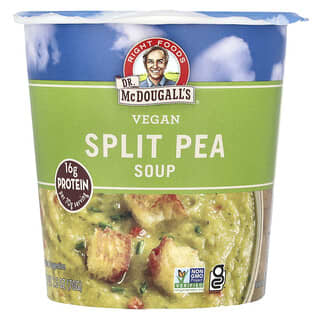 Dr. McDougall's, Soupe vegan aux pois cassés, 70 g