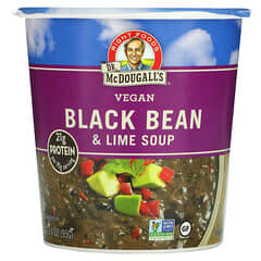 Dr. McDougall's, Schwarze Bohnen und Limetten-Suppe, 3,4 Unzen (95 g)