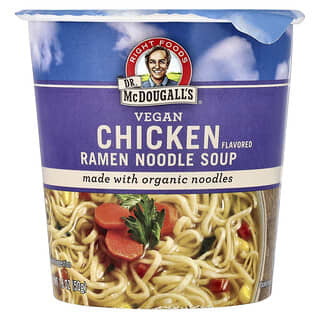 Dr. McDougall's, Vegan Ramen, Chicken Flavour, 1.8 oz (50 g)