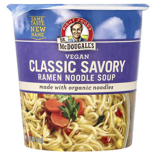 Dr. McDougall's, Soupe de nouilles ramen végane, Poulet, 50 g