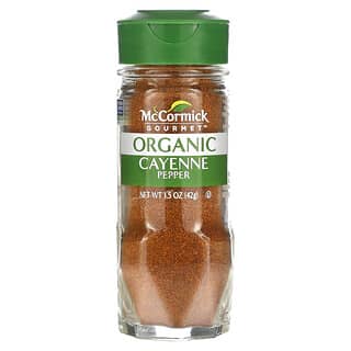 McCormick Gourmet, Pimienta de cayena orgánica, 42 g (1,5 oz)