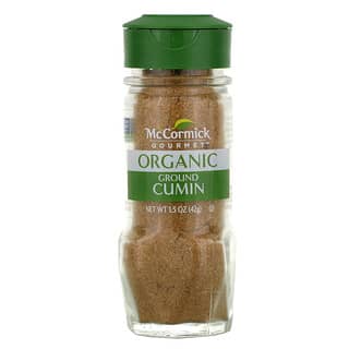 McCormick Gourmet, Orgânico, Cominho Moído, 1,5 oz (42 g)